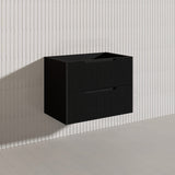 Bali Linear Wall Hung Bathroom Floating Vanity Fluted PVC Coating Cabinet 750mm - In 5 Colours