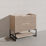 900mm Bali Bathroom Freestanding Fluted Vanity with Drawers In Various Colours