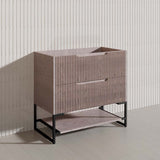 900mm Bali Bathroom Freestanding Fluted Vanity with Drawers In Various Colours