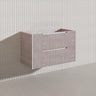 Bali Linear Wall Hung Bathroom Floating Vanity Fluted PVC Coating Cabinet 900mm - In 5 Colours