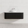 1200mm Single/Double Bowls Bergen Wall Hung Vanity MDF Board Fluted Bathroom Cabinet 3 Colours Available
