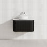 750-1500mm Bergen Wall Hung Vanity MDF Board Fluted Bathroom Cabinet 3 Colours Available