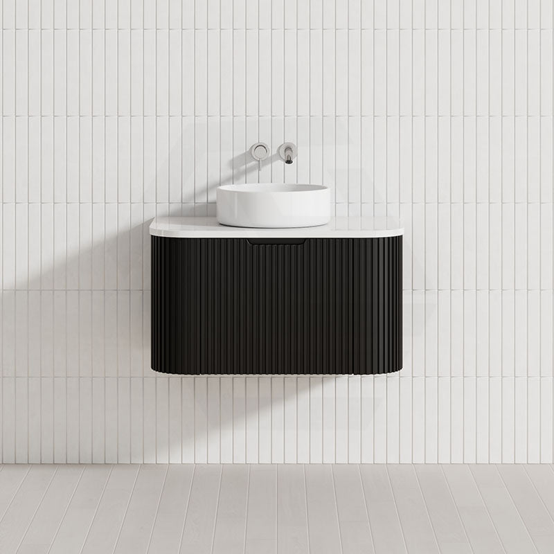 Matt Black Fluted