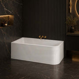 Ellie Bathtub Left / Right Corner Back Acrylic NO Overflow 1500/1700x750x610mm - Gloss White