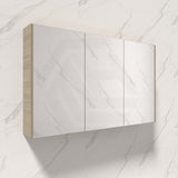 450/600/750/900/1200/1500mm Bathroom Wall Hung MDF Pencil Edge Shaving Cabinet Multi-Colour