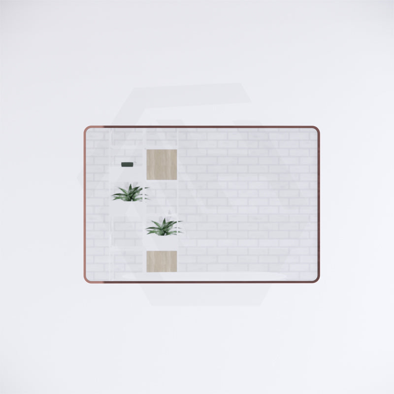 800x1200mm Rectangle Brushed Copper Framed Bathroom Mirror Wall Mounted Vertical or Horizontal