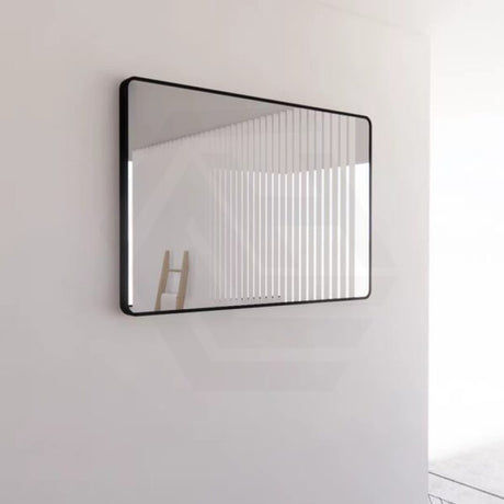 800x1200mm Rectangle Black Framed Bathroom Mirror Wall Mounted Vertical or Horizontal