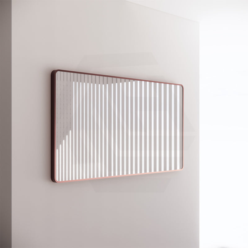 800x1500mm Rectangle Brushed Copper Framed Bathroom Mirror Wall Mounted Vertical or Horizontal