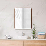 600/750/800/900/1200/1500mm Rectangle Framed Bathroom Mirror Wall Mounted Vertical or Horizontal Variant Colour Available