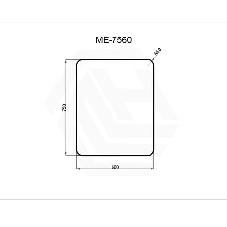 750/800/900/1200Mm Bathroom Brushed Nickel Framed Rectangle Mirror Wall Mounted Vertical/Horizontal