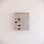 750/800/900/1200Mm Bathroom Brushed Nickel Framed Rectangle Mirror Wall Mounted Vertical/Horizontal
