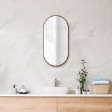 450/600/700/800/900/1200/1500mm Oval Framed Bathroom Mirror Wall Mounted Vertical or Horizontal Variant Colour Available