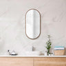 450/600/700/800/900/1200/1500mm Oval Framed Bathroom Mirror Wall Mounted Vertical or Horizontal Variant Colour Available