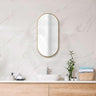 450/600/700/800/900/1200/1500mm Oval Framed Bathroom Mirror Wall Mounted Vertical or Horizontal Variant Colour Available