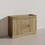 600-1500mm Freestanding Kickboard Bathroom Vanity Light Oak Wood Grain Cabinet Only & Ceramic/Poly Top Available