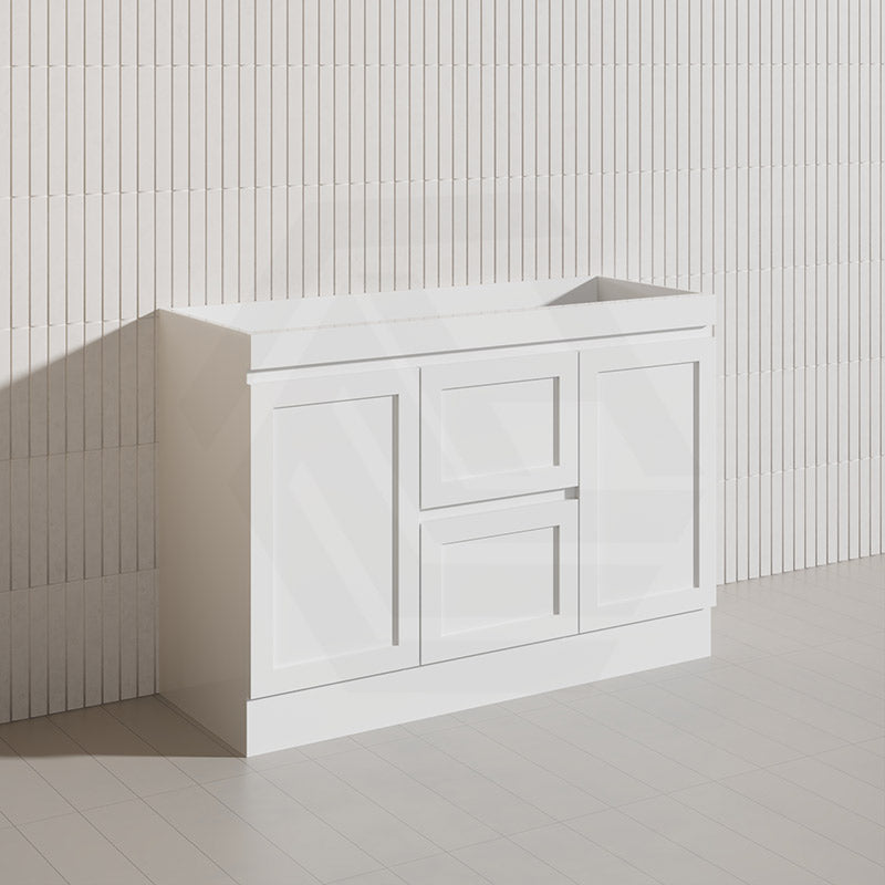1200mm Miami Plywood Freestanding Single/Double Vanity Matt White Shaker Hampton Style