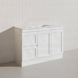 1200mm Miami Plywood Freestanding Single/Double Vanity Matt White Shaker Hampton Style
