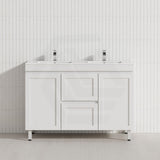 600-1500mm Miami Plywood Freestanding with Legs Bathroom Vanity MATT WHITE Shaker Hampton Style Doors Drawers Cabinet