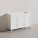 1200mm Miami Plywood Freestanding Single/Double Vanity Matt White Shaker Hampton Style