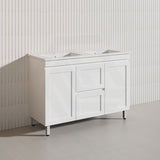 1200mm Miami Plywood Freestanding Single/Double Vanity Matt White Shaker Hampton Style