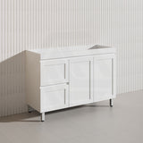 1200mm Miami Plywood Freestanding Single/Double Vanity Matt White Shaker Hampton Style