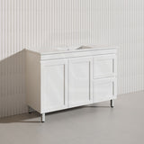 1200mm Miami Plywood Freestanding Single/Double Vanity Matt White Shaker Hampton Style