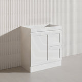 750mm Miami Plywood Freestanding Vanity Matt White Shaker Hampton Style