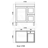 600-1500mm Miami Plywood Freestanding with Legs Bathroom Vanity MATT WHITE Shaker Hampton Style Doors Drawers Cabinet