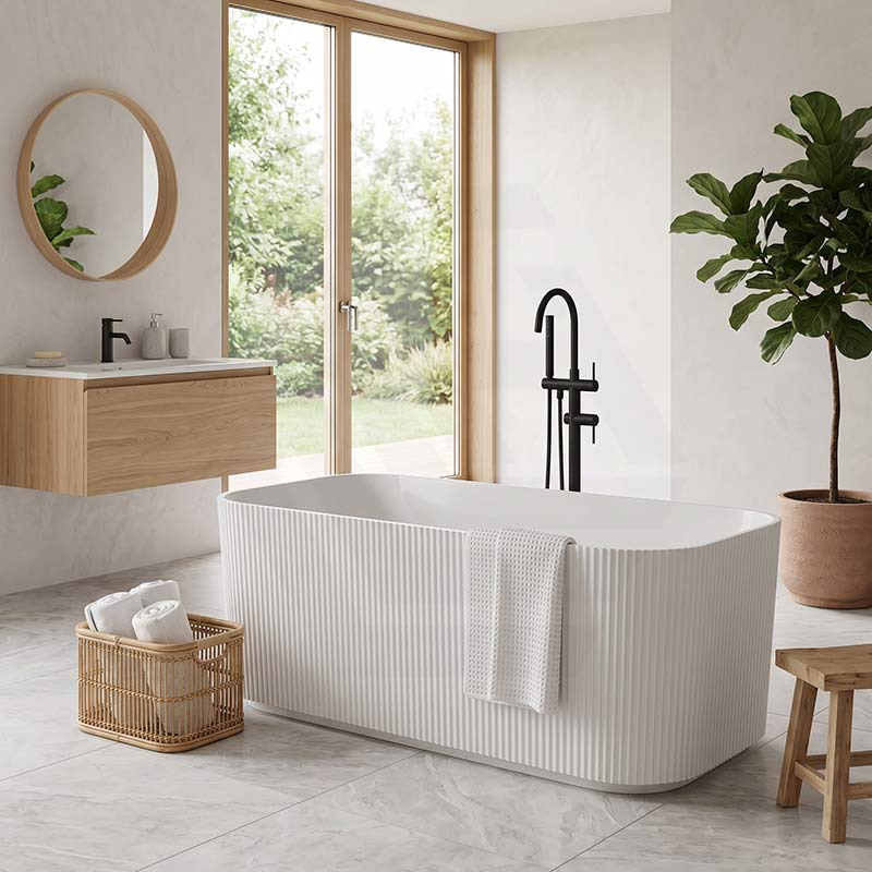 ABS Milano Freestanding Rectangular Bathtub NO Overflow 1500/1700mm - Variant Colour Available