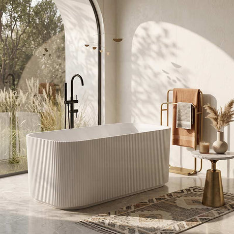 ABS Milano Freestanding Rectangular Bathtub NO Overflow 1500/1700mm - Variant Colour Available