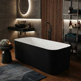ABS Milano Freestanding Rectangular Bathtub NO Overflow 1500/1700mm - Variant Colour Available