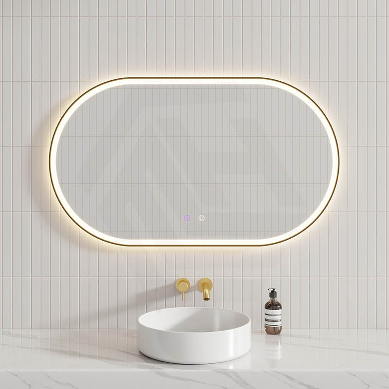 450/600/900/1200/1500mm Oval Framed LED Mirror Touch Sensor Vertical/Horizontal Variant Colour Available