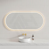 450/600/900/1200/1500mm Oval Framed LED Mirror Touch Sensor Vertical/Horizontal Variant Colour Available