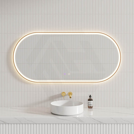 450/600/900/1200/1500mm Oval Framed LED Mirror Touch Sensor Vertical/Horizontal Variant Colour Available