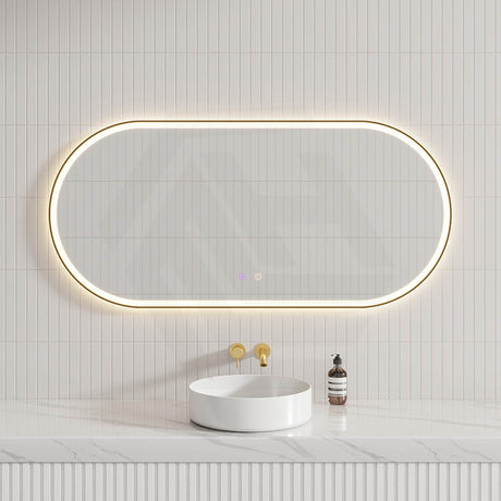 450/600/900/1200/1500mm Oval Framed LED Mirror Touch Sensor Vertical/Horizontal Variant Colour Available