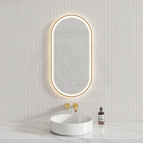 450/600/900/1200/1500mm Oval Framed LED Mirror Touch Sensor Vertical/Horizontal Variant Colour Available