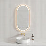 450/600/900/1200/1500mm Oval Framed LED Mirror Touch Sensor Vertical/Horizontal Variant Colour Available
