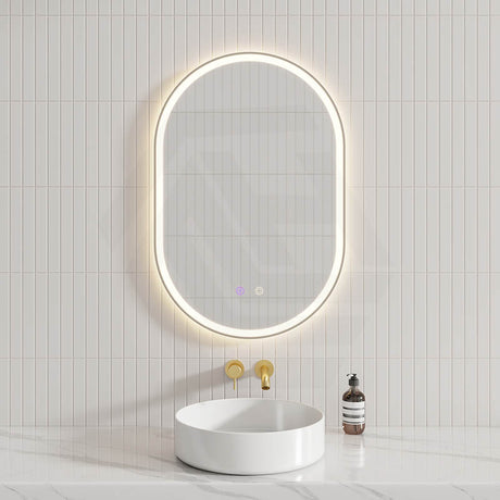 450/600/900/1200/1500mm Oval Framed LED Mirror Touch Sensor Vertical/Horizontal Variant Colour Available
