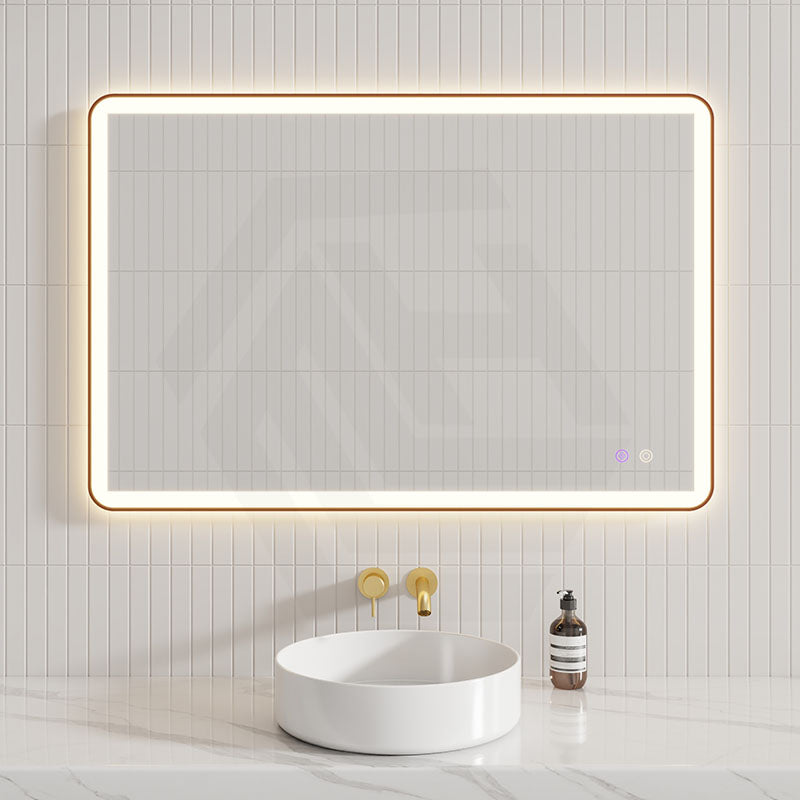 600/750/800/900/1200/1500mm Rectangle Framed LED Mirror Touch Sensor Vertical/Horizontal Variant Colour Available