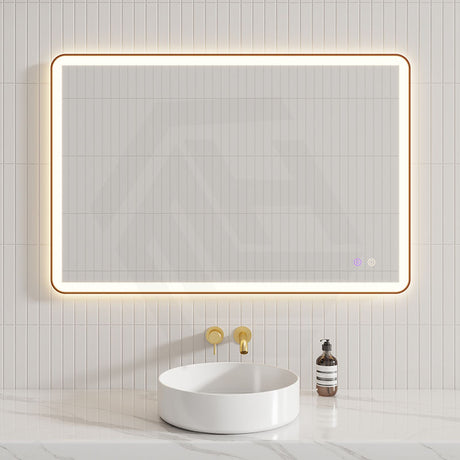 600/750/800/900/1200/1500mm Rectangle Framed LED Mirror Touch Sensor Vertical/Horizontal Variant Colour Available