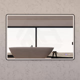 600/750/800/900/1200/1500mm Rectangle Framed LED Mirror Touch Sensor Vertical/Horizontal Variant Colour Available