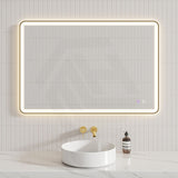 600/750/800/900/1200/1500mm Rectangle Framed LED Mirror Touch Sensor Vertical/Horizontal Variant Colour Available