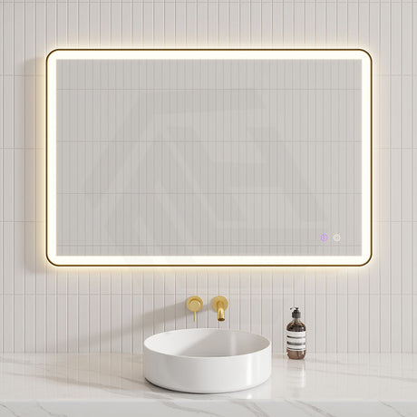 600/750/800/900/1200/1500mm Rectangle Framed LED Mirror Touch Sensor Vertical/Horizontal Variant Colour Available