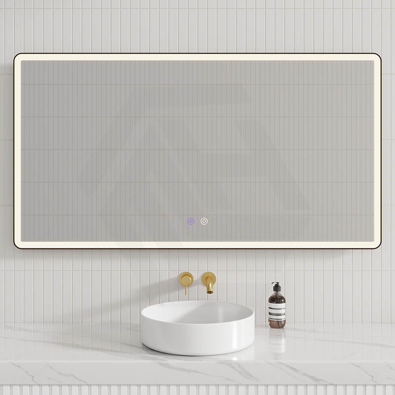 600/750/800/900/1200/1500mm Rectangle Framed LED Mirror Touch Sensor Vertical/Horizontal Variant Colour Available