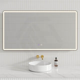 600/750/800/900/1200/1500mm Rectangle Framed LED Mirror Touch Sensor Vertical/Horizontal Variant Colour Available