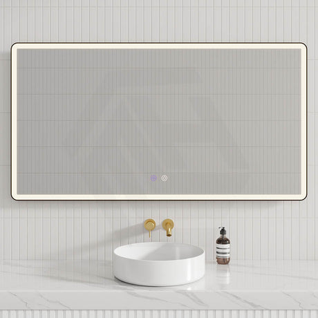 600/750/800/900/1200/1500mm Rectangle Framed LED Mirror Touch Sensor Vertical/Horizontal Variant Colour Available