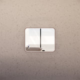 600x750mm Rectangle Brushed Copper Framed LED Mirror Touch Sensor Vertical/Horizontal 