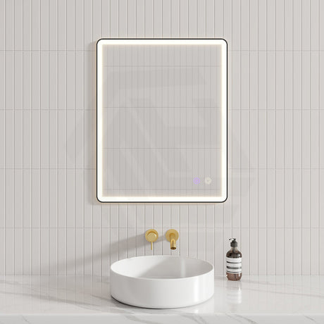 600/750/800/900/1200/1500mm Rectangle Framed LED Mirror Touch Sensor Vertical/Horizontal Variant Colour Available