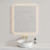600/750/800/900/1200/1500mm Rectangle Framed LED Mirror Touch Sensor Vertical/Horizontal Variant Colour Available