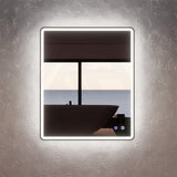 600/750/800/900/1200/1500mm Rectangle Framed LED Mirror Touch Sensor Vertical/Horizontal Variant Colour Available